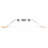 4Pairs ABS Black Bow Stand Wall Mount Adhesive Bow Storage Holder 1