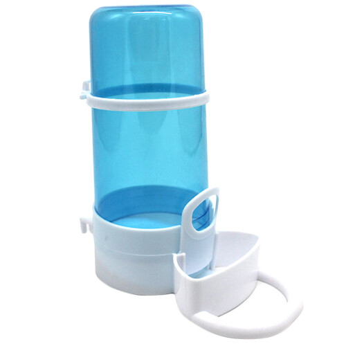 6Pcs Sky-Blue Hamster Dispenser Easy Refill Food Automatic Feeder 1