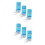 6Pcs Sky-Blue Hamster Dispenser Easy Refill Food Automatic Feeder 6