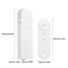 Motorized Smart Blinds Drive for Roller Shade, Zigbee / WiFi / BT, White
