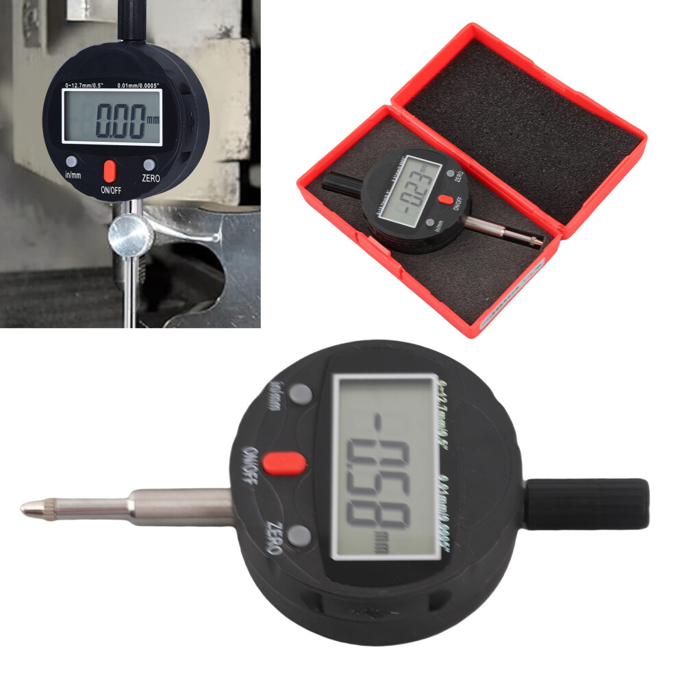 Digital Electronic Indicator Dial Gauge Ip54 0-12.7Mm Range 0.01Mm Precision 8721368887653