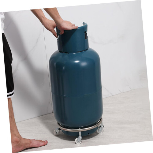Propane Tank Stand Stainless Steel Silver 2