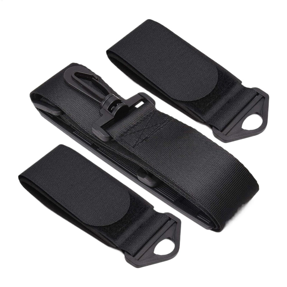 Ski Carrier Strap Adjustable For Carrying Ski Snowboard Poles And Boots With Non Slip Shoulder Straps Fixing Tool Black 9412369346872