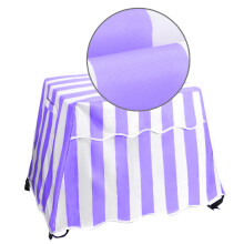 Couverture de Table de jeu colorée résistante à-Violet et blanc