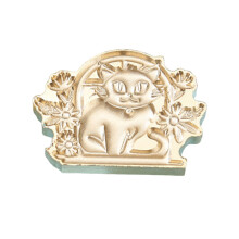 Lovely Cats Wax Seal Stamp 3D Embossed Animal Sealing Stamp-J