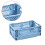 Functional Storage Basket Creative Foldable Storage Box-Blue 1