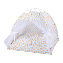 Pet Teepee Dogs Cats Bed for Small Cats Dogs-yellow chick M
