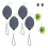 Adjust Hanging Flower Baskets Hook Garden Hangable Flower Roll 2