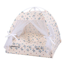 Easily Carry Pet Dogs Tent Portable Outdoor-yellow puppy S