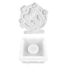 Butterfly Candle Holder Molds with Base for Making Easter-B