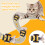 Katzen-Federspielzeug-Training mit leichtem, automatischem-Rosa 7