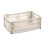Plastic Foldable Items Container Practical Storage Basket-grey 1