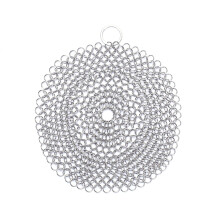 4-8" roestvrijstalen scrubber metaalreinigingsreiniger-7in rond