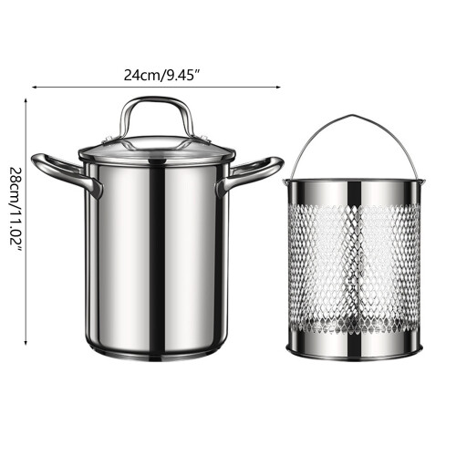 Frying Pots Household Deep Frying Cookware Inductions Cooker 2