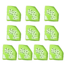 10PCS Fake Kiwifruit Fruit Blocks Orange-kiwi fruit chunks