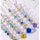 3D Prisms Ball Crystal Suncatchers for Indoor Window-Blue 6