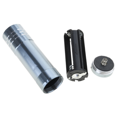 Flashlight Diversions Safe Secret Stashes Compartments-Silver 2