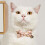 Flower Printed Cat Collar Bowknot Decors Adjustable-Black 6