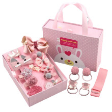 Little Girl Hair Accessories, Set of 18 Stylish Princess Hairpins with Hair Ties Ref: 5040