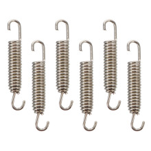24Stk Auspuff Spannfedern System Silber Haltbar