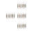 24Stk Auspuff Spannfedern System Silber Haltbar 9