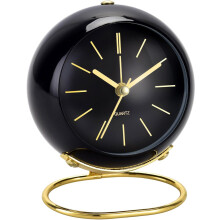 Vintage Battery Operated Desk Alarm Clock, Silent Non-Ticking Retro Clock With Night Light Function For Bedroom, Shelf, Living Room, Office, Bedside T