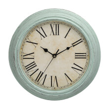 Farmhouse Wall Clock, Vintage Style Decorative Home Clock With Accurate Time Keeping And Solid Shaping Dial For Kitchen Home Office, Battery Operated
