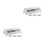 8Pcs White Acrylic Reserved Signs Multipurpose Table Seating Markers 5