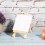Sturdy Pinewood Mini Easels, Display Paintings Matted Artwork 7
