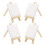 Sturdy Pinewood Mini Easels, Display Paintings Matted Artwork 6