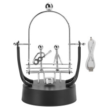 Jouet d'équilibre cinétique pour bureau, podomètre compteur de pas compatible avec le balancement du téléphone, version ultra-silencieuse pour