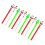 20Pcs Plastic Gel Pens Cute Christmas Pens for Students Note Taking 1