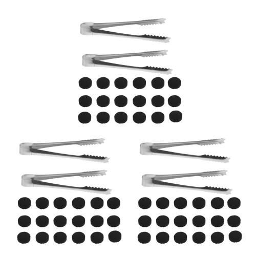 3Ensembles Charbon Métal Noir Barbecue Polyvalent Allumage Rapide 2