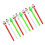 20Pcs Plastic Gel Pens Cute Christmas Pens for Students Note Taking 2