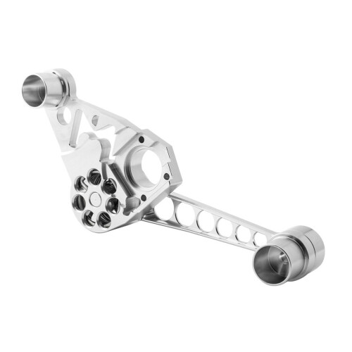 2Pièces Accessoire Support Aluminium Argenté Antirouille
