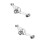 2Pièces Accessoire Support Aluminium Argenté Antirouille 7
