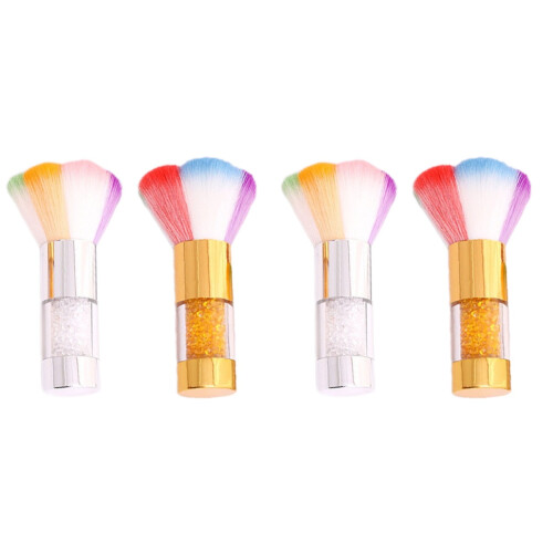 4Pièces Pinceaux Blush Couleur Assortie Pour Usage Professionnel 1