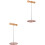 2Pièces Rangement Casque Bois Support Lisse 3