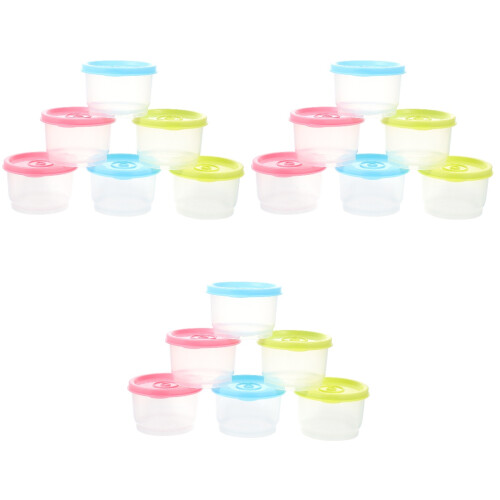 18Pièces Boîtes Plastiques Miniatures Scellées Pour 2