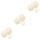 300Pièces Cartes Présentation Bracelet Boucles D'oreilles Blanches 7