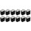 12Pièces Relais Clignotant Noir ABS Pour Accessoires 6