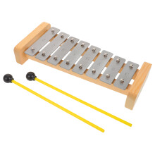 2St Kindermuziekinstrument Xylofoon Van Aluminium En Hout Voor Thuis