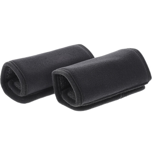 4Pairs Compact Black Walker Cushion Pads Polyester Non-Slip Covers