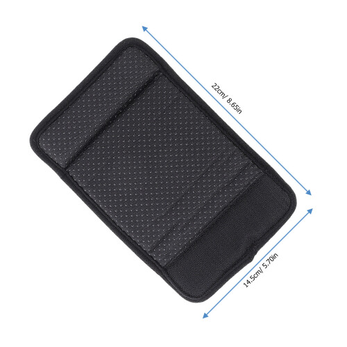 4Pairs Compact Black Walker Cushion Pads Polyester Non-Slip Covers 2