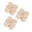12Pcs Beige Wood Quilting Clapper Sewing Tool for Fabric Stabilization 4