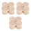 12Pcs Beige Wood Quilting Clapper Sewing Tool for Fabric Stabilization 3