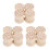 12Pcs Beige Wood Quilting Clapper Sewing Tool for Fabric Stabilization 5