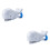 2Pcs Grey Faucet Extender Dishwasher Safe Sink Washing Helper 6