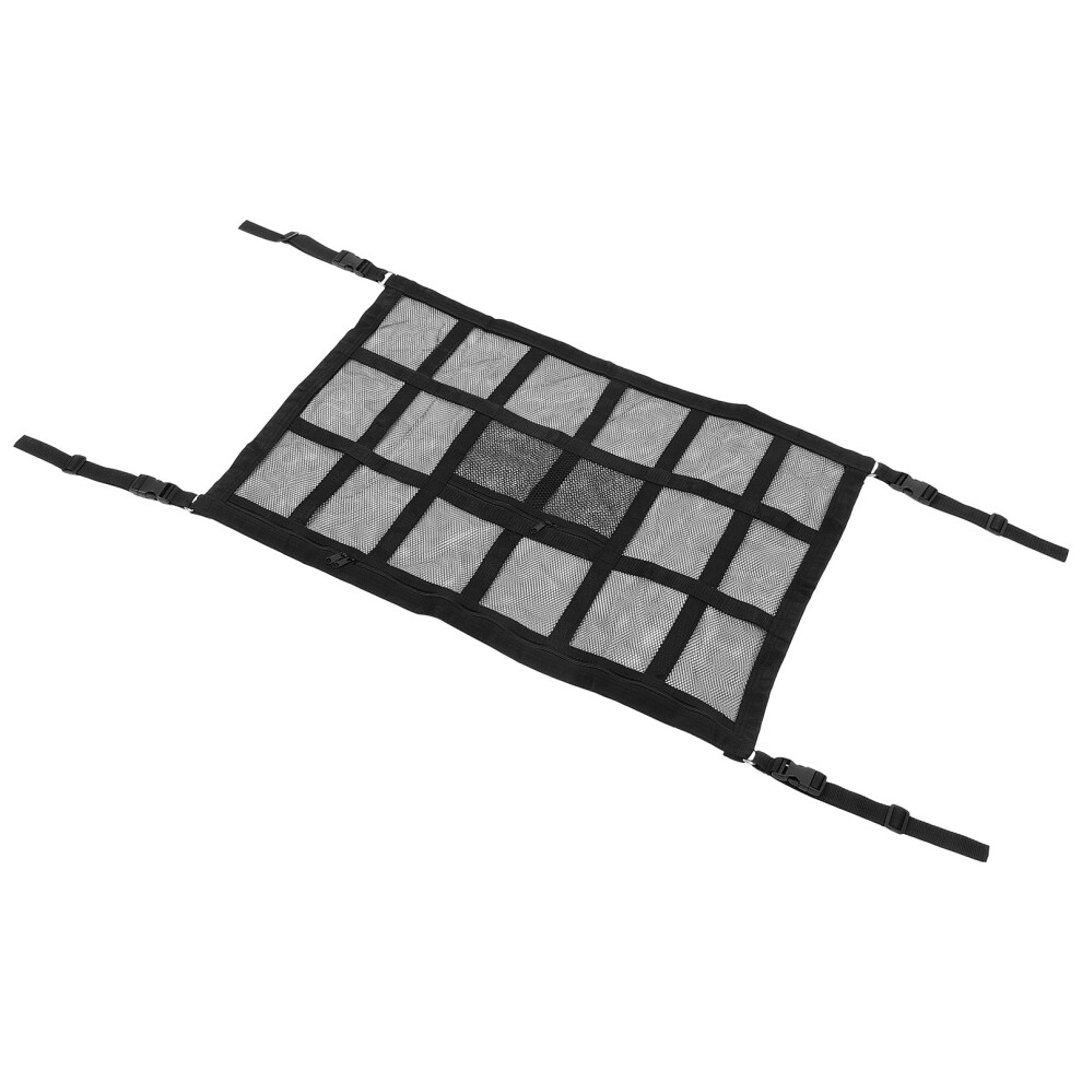5Pcs Polyester Car Roof Storage Bag Mesh Cargo Net Organizer Black 3591631561222