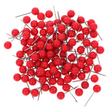 400Pcs Red Round Push Pins Map Tacks for Office Home Craft Use